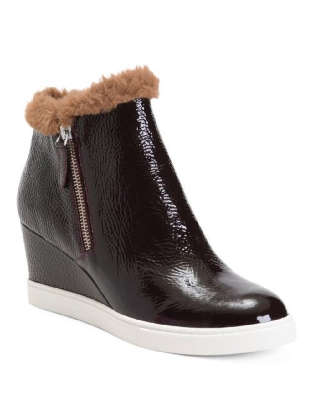 LINEA PAOLO Foxie Faux Fur Lined Sneaker Booties